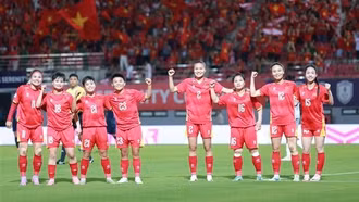 Thắng đậm Campuchia, ĐT nữ Việt Nam ra quân thắng lợi