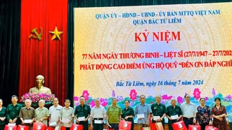 Vận động ủng hộ Quỹ Đền ơn đáp nghĩa Trung ương năm 2025