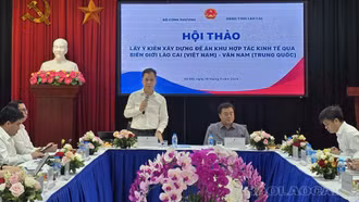 Hội thảo về xây dựng Khu hợp tác kinh tế qua biên giới Lào Cai (Việt Nam) - Vân Nam (Trung Quốc)