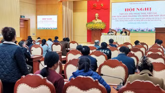 Phường Cam Đường tiếp xúc, đối thoại trực tiếp với Nhân dân 