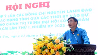 Liên đoàn Lao động tỉnh lấy ý kiến vào dự thảo văn kiện chính trị trình Đại hội Công đoàn tỉnh Lào Cai lần thứ I, nhiệm kỳ 2025 – 2030