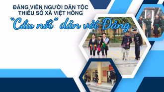 Đảng viên người dân tộc thiểu số xã Việt Hồng - "Cầu nối" dân với Đảng