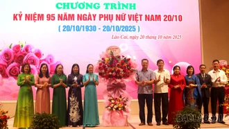 Kỷ niệm 95 năm Ngày thành lập Hội Liên hiệp Phụ nữ Việt Nam và 15 năm Ngày Phụ nữ Việt Nam