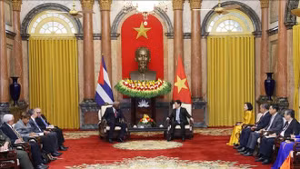 Chủ tịch Quốc hội Cuba hội kiến Chủ tịch nước Lương Cường, Chủ tịch Quốc hội Trần Thanh Mẫn