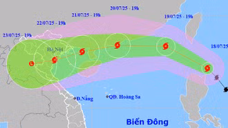 Lào Cai ban hành Công điện ứng phó với áp thấp nhiệt đới gần biển Đông có khả năng mạnh lên thành bão
