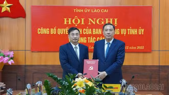 Công bố quyết định điều động Chủ tịch Hội Nông dân tỉnh Lào Cai