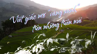 Viết giấc mơ "vàng xanh" trên những triền núi 