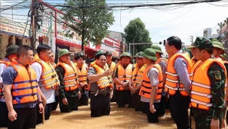 Thủ tướng Phạm Minh Chính trực tiếp chỉ đạo cứu nạn, khắc phục hậu quả lũ lụt tại Thái Nguyên