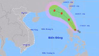 Thời tiết ngày 17/9: Áp thấp nhiệt đới có khả năng mạnh lên thành bão