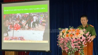 Tăng cường quản lý các loại hình kinh doanh, dịch vụ mùa lễ hội đền Bảo Hà