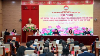 MTTQ Việt Nam giới thiệu 25 người ứng cử đại biểu Quốc hội khóa XVI