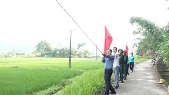 Hội Nông dân phường Nghĩa Lộ thực hiện công trình chào mừng Đại hội Đảng bộ xã lần thứ Nhất