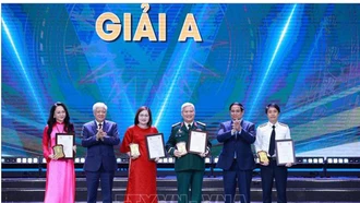 44 tác phẩm được trao Giải báo chí toàn quốc phòng, chống tham nhũng, lãng phí, tiêu cực lần thứ V