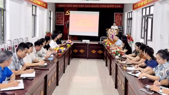 Tập huấn hướng dẫn công tác vệ sinh môi trường và phòng chống dịch bệnh sau bão lũ