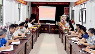 Tập huấn hướng dẫn công tác vệ sinh môi trường và phòng chống dịch bệnh sau bão lũ