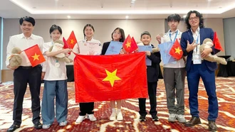Học sinh Việt Nam giành 5 huy chương tại Olympic vật lý trẻ thế giới