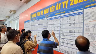 Ngày 09/9 bắt đầu đăng ký tập thể mua vé tàu Tết Bính Ngọ 2026