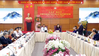 Gặp mặt kỷ niệm 95 năm Ngày truyền thống Mặt trận Tổ quốc Việt Nam 