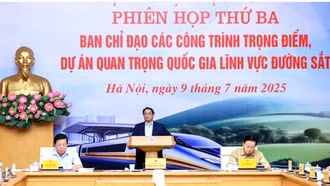 Thủ tướng chủ trì Hội nghị về các công trình, dự án đường sắt