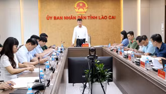 Chủ tịch UBND tỉnh, Chủ tịch Hội đồng nghĩa vụ quân sự tỉnh Trần Huy Tuấn chủ trì Hội nghị tuyển chọn, gọi công dân nhập ngũ năm 2026