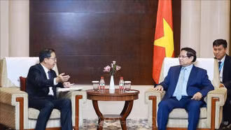 Thủ tướng Phạm Minh Chính làm việc với các Tập đoàn hàng đầu của Trung Quốc