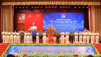 Đại hội đại biểu Đoàn TNCS Hồ Chí Minh Công an tỉnh Lào Cai lần thứ I, nhiệm kỳ 2025 - 2030 thành công tốt đẹp