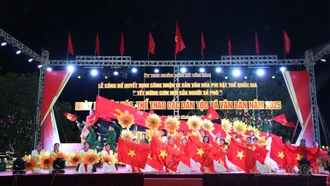 Văn Bàn: Công bố quyết định công nhận Di sản văn hóa phi vật thể cấp quốc gia
