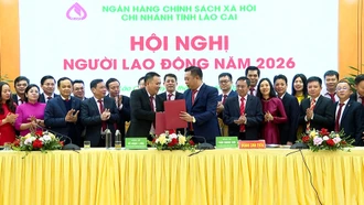 Chi nhánh Ngân hàng Chính sách xã hội tỉnh Lào Cai tổ chức hội nghị người lao động năm 2026