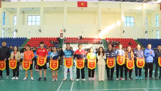 Khai mạc giải Pickleball Đảng ủy Ủy ban nhân dân tỉnh Lào Cai năm 2025