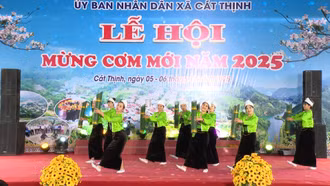 Xã Cát Thịnh tổ chức Lễ hội Mừng cơm mới 