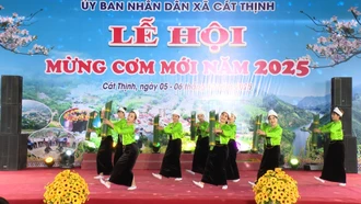 Xã Cát Thịnh tổ chức Lễ hội Mừng cơm mới 