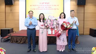 Câu lạc bộ Nhà báo nữ tỉnh Lào Cai gặp mặt Ngày Quốc tế phụ nữ 08/3