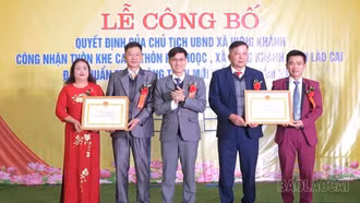 Xã Hưng Khánh có thêm 2 thôn đạt chuẩn thôn nông thôn mới kiểu mẫu