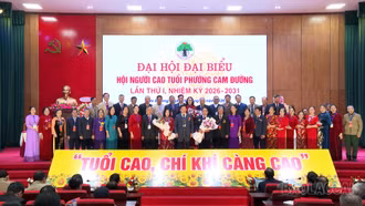 Hội Người cao tuổi phường Cam Đường phấn đấu tập hợp hơn 80% người cao tuổi tham gia tổ chức Hội