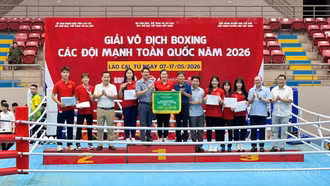 Bế mạc Giải vô địch Boxing các đội mạnh toàn quốc năm 2026