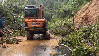 Lào Cai đã nhanh chóng xử lý vụ sạt lở đất trên Quốc lộ 4D