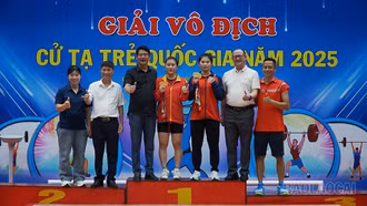 Hai nữ đô cử Lào Cai phá kỷ lục quốc gia tại Giải vô địch Cử tạ trẻ quốc gia 2025