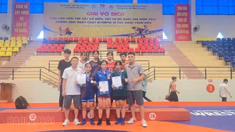 Lào Cai giành 2 Huy chương Vàng tại Giải Vô địch các lứa tuổi trẻ vật cổ điển, vật tự do quốc gia năm 2025