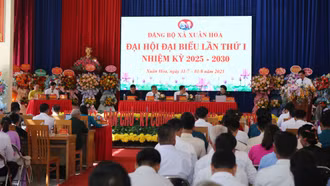 Đại hội Đại biểu Đảng bộ xã Xuân Hòa lần thứ I, nhiệm kỳ 2025 – 2030 thành công tốt đẹp