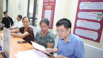 Triển khai giải quyết thủ tục hành chính cho người dân vào ngày nghỉ 