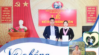 Vợ chồng cùng ngày vào Đảng