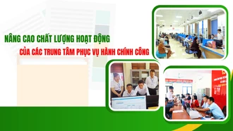 Nâng cao chất lượng hoạt động của các Trung tâm phục vụ hành chính công