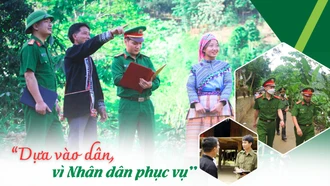 "Dựa vào dân, vì Nhân dân phục vụ"