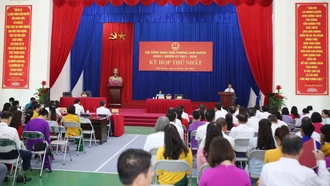 Kỳ họp thứ nhất HĐND phường Cam Đường thông qua nhiều nội dung quan trọng