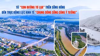 Từ "con đường tơ lụa" trên sông Hồng đến trục động lực kinh tế "chung một dòng sông"