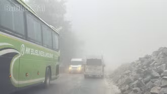 Cần cẩn trọng khi tham gia giao thông trong sương mù