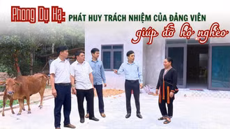 Phong Dụ Hạ: Phát huy trách nhiệm của đảng viên giúp đỡ hộ nghèo