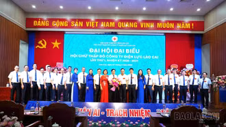 Hội Chữ thập đỏ Công ty Điện lực Lào Cai đã tổ chức thành công Đại hội đại biểu lần thứ I, nhiệm kỳ 2026 - 2031