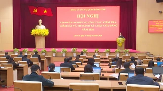 Đảng ủy Các cơ quan Đảng tỉnh tập huấn nghiệp vụ công tác kiểm tra, giám sát và thi hành kỷ luật của Đảng