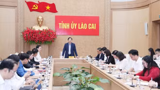 Bí thư Tỉnh ủy Dương Quốc Huy làm việc với Văn phòng Tỉnh ủy